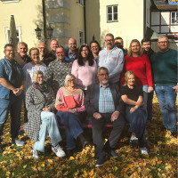 Die Neustädter SPD-ler auf Schloss Schney